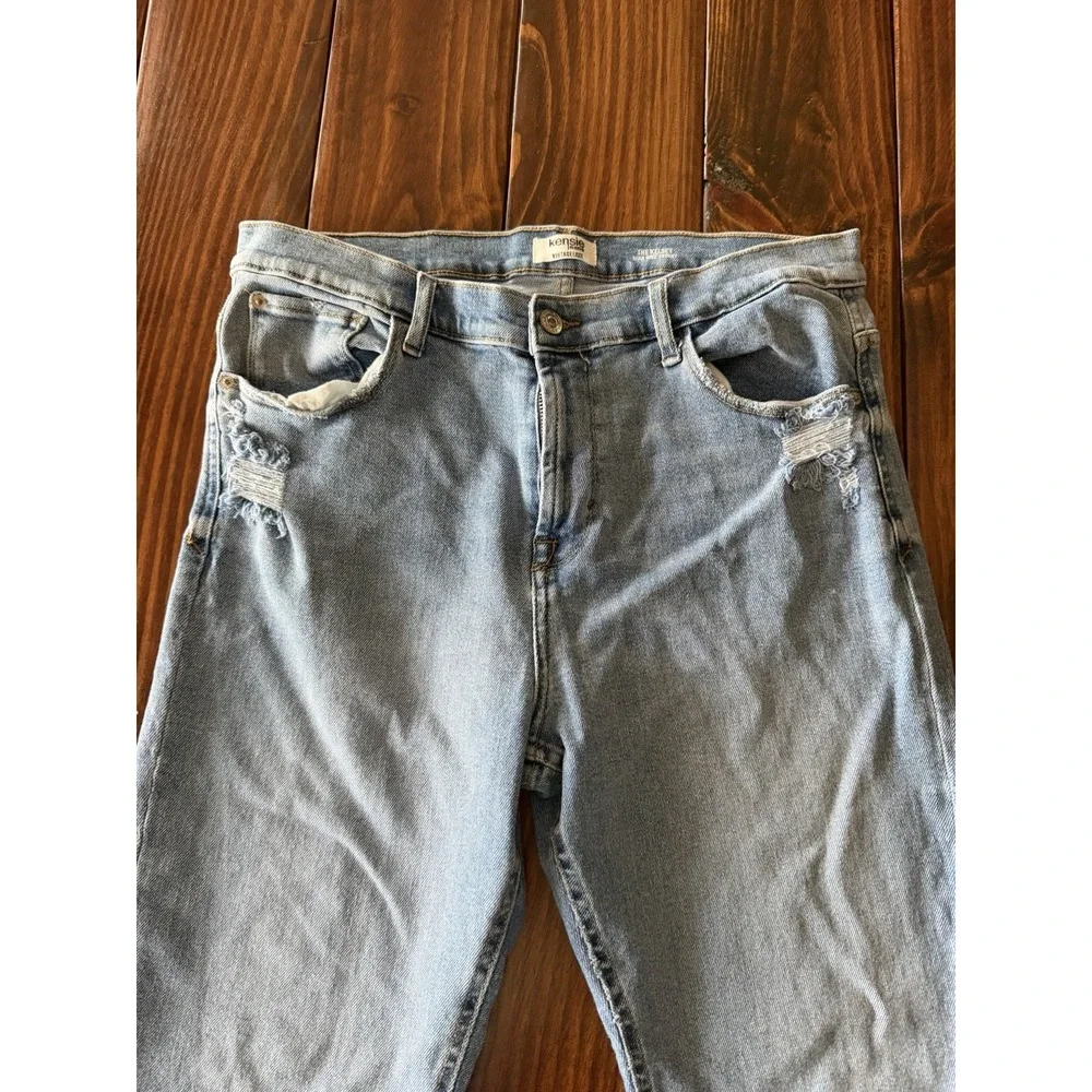 Kenzie Jeans Vintage Luxe The Kelsey High Rise Skinny raw hem Y2K Sz 14/32 rare‎